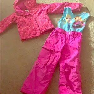 Girls Columbia Ski Jacket and Snowpants